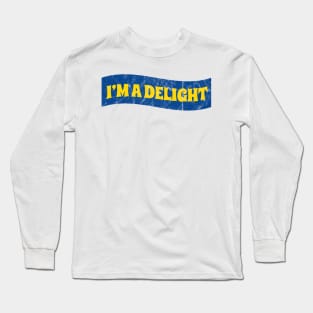 I’m a delight Retro Long Sleeve T-Shirt